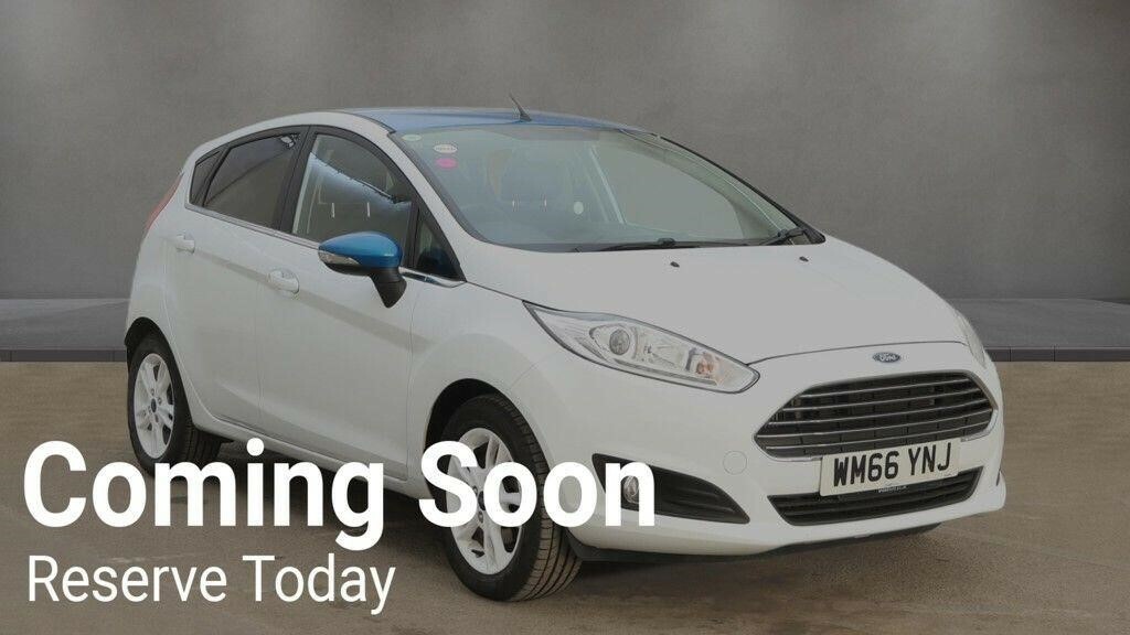 Ford Fiesta 1.0T Ecoboost Zetec White Edition Euro 6 Ss 