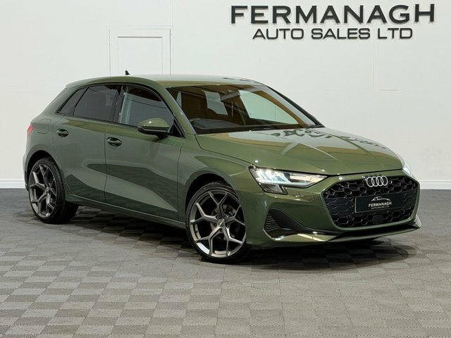 Audi A3 1.5 Tfsi 30 Sport Sportback S Tronic Eu PN25JBV Green