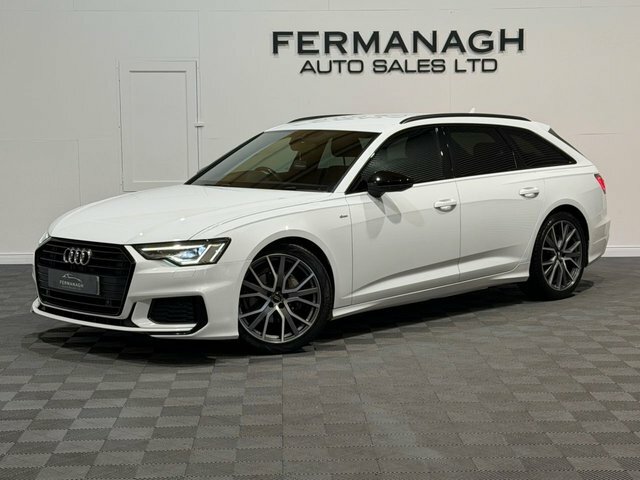 Audi A6 Avant 2.0 Tdi 40 Black Edition Estate S Troni VBZ949 White #4