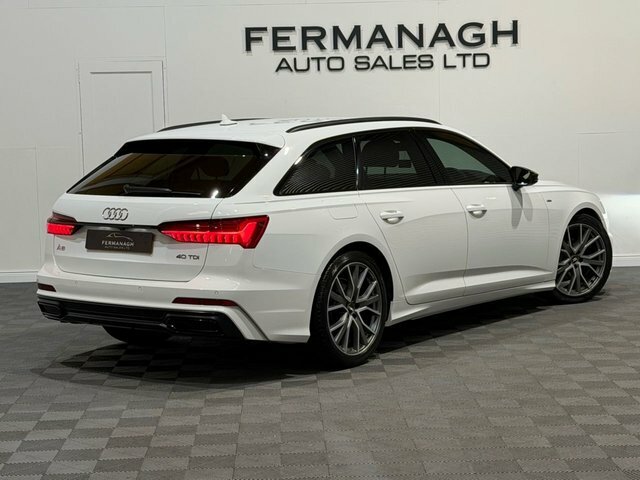 Audi A6 Avant 2.0 Tdi 40 Black Edition Estate S Troni VBZ949 White #6