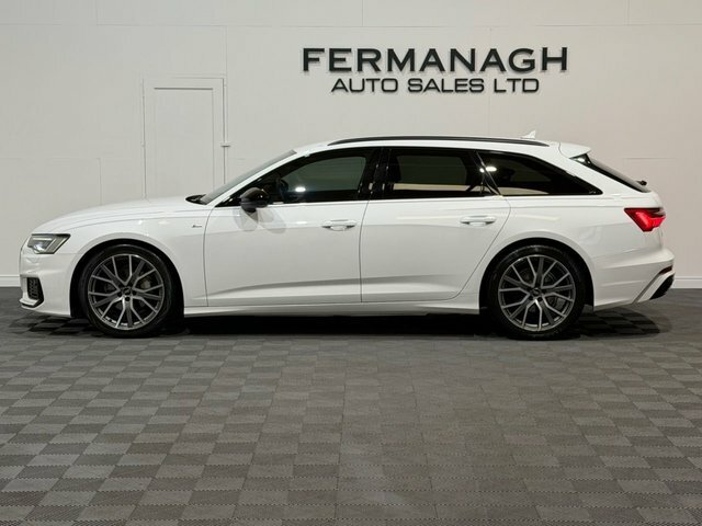Audi A6 Avant 2.0 Tdi 40 Black Edition Estate S Troni VBZ949 White #5