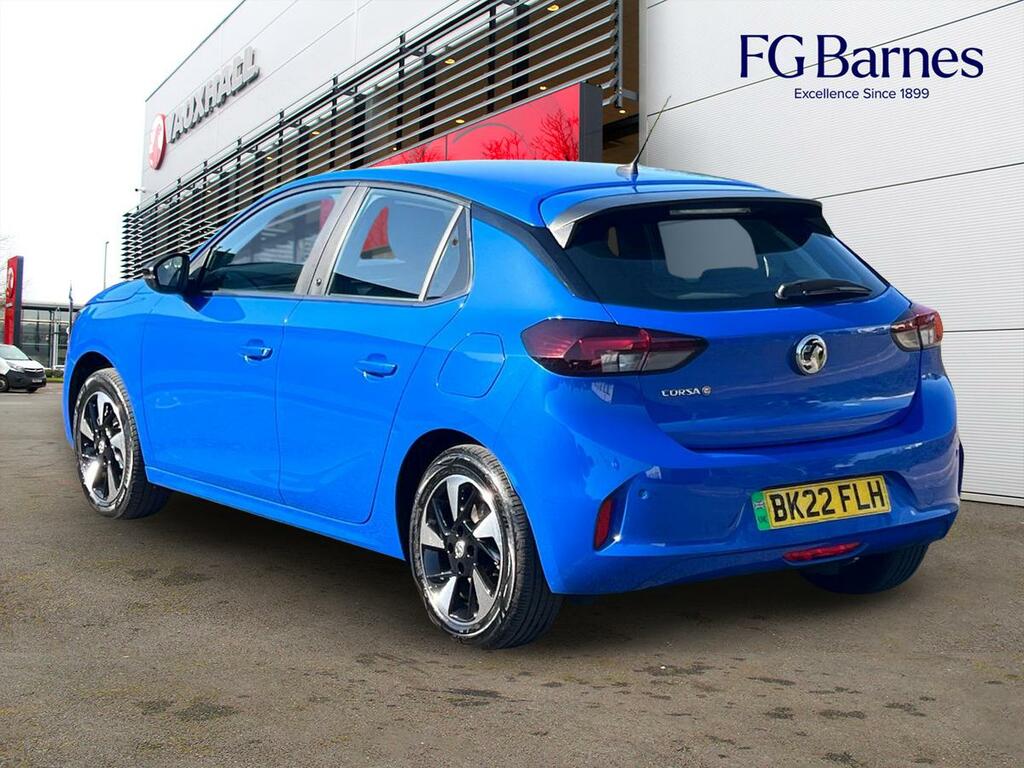 Vauxhall Corsa-e 100Kw Se Premium 50Kwh 11Kwch BK22FLH Blue #5
