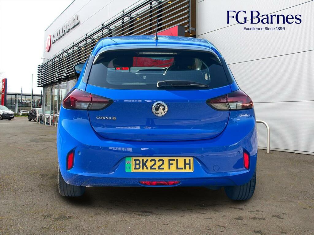 Vauxhall Corsa-e 100Kw Se Premium 50Kwh 11Kwch BK22FLH Blue #4