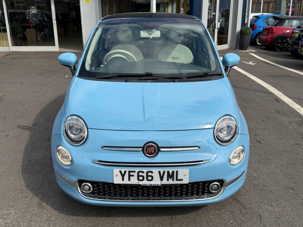 Fiat 500 Hatchback 1.2 Lounge Euro 6 Ss 201666 YF66VML Blue #6