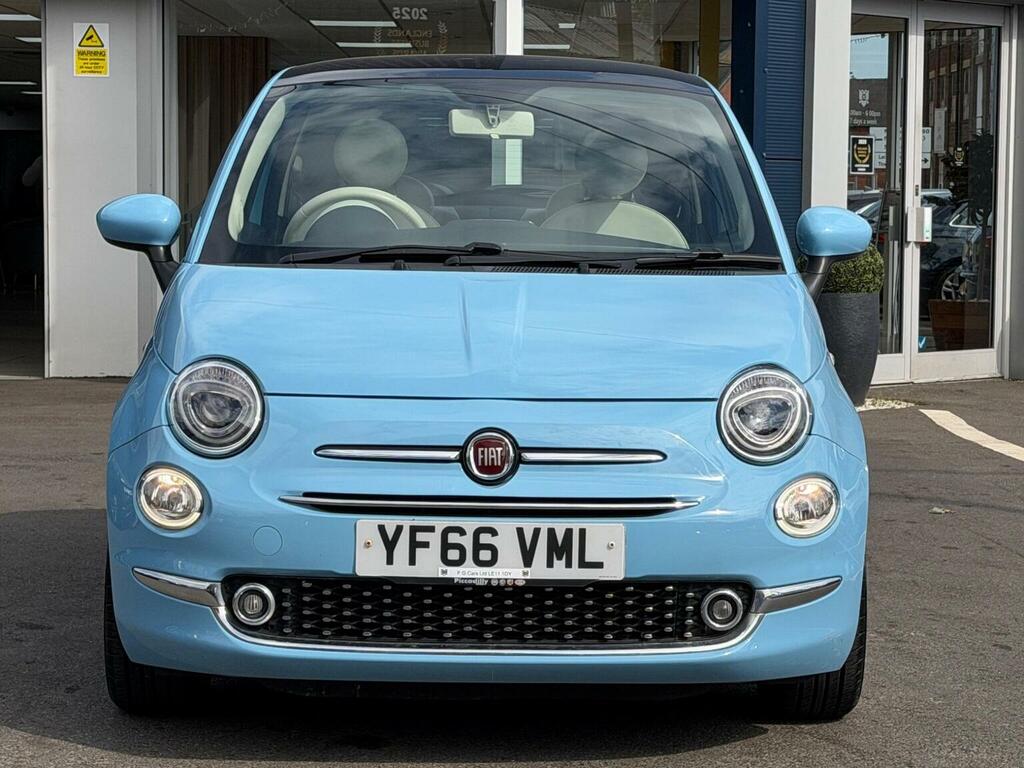 Fiat 500 Hatchback 1.2 Lounge Euro 6 Ss 201666 YF66VML Blue #5
