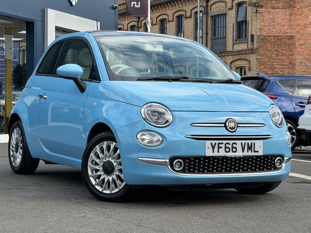 Fiat 500 Hatchback 1.2 Lounge Euro 6 Ss 201666 Blue