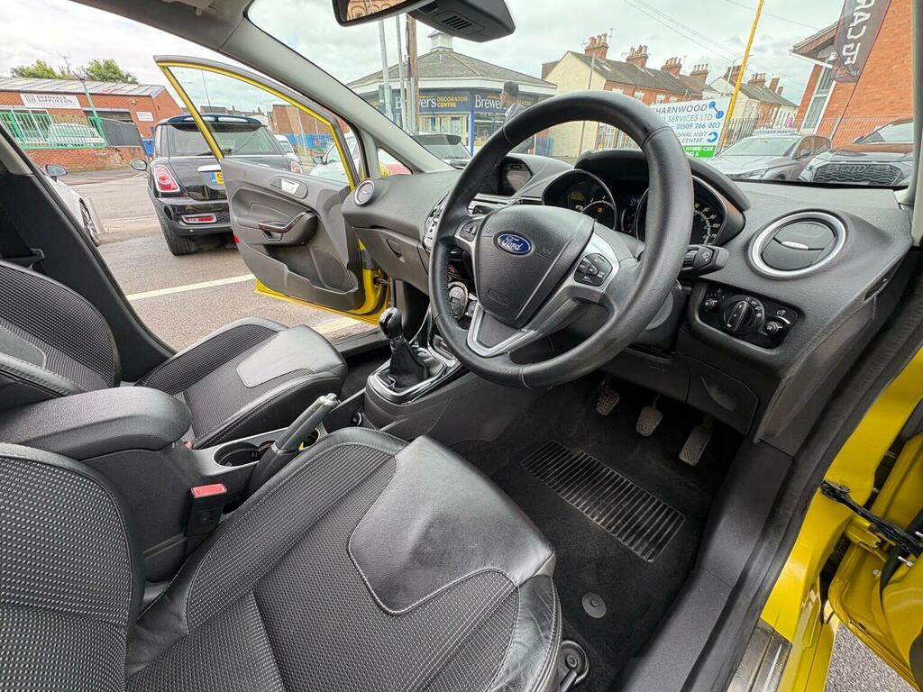 Ford Fiesta Hatchback 1.0T Ecoboost Titanium X Euro 6 Ss MM65TZP Yellow #3