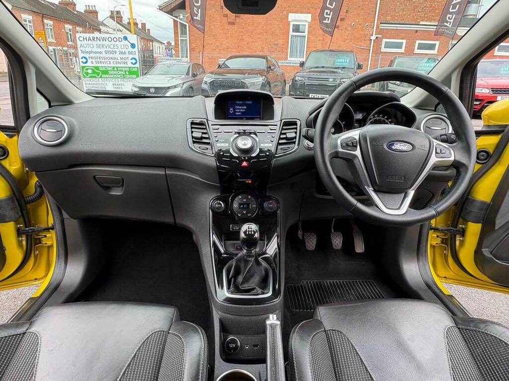 Ford Fiesta Hatchback 1.0T Ecoboost Titanium X Euro 6 Ss MM65TZP Yellow #2