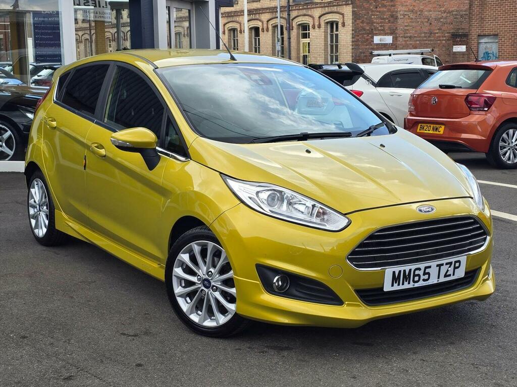 Ford Fiesta Hatchback 1.0T Ecoboost Titanium X Euro 6 Ss MM65TZP Yellow #5