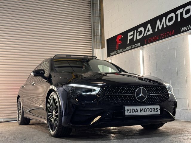 Mercedes-Benz CLA Class 2024 1.3 Cla200h Mhev Amg Line Premium Plus Shoo KP24WDE Black #3