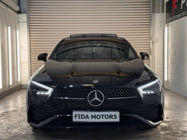 Mercedes-Benz CLA Class 2024 1.3 Cla200h Mhev Amg Line Premium Plus Shoo KP24WDE Black #2