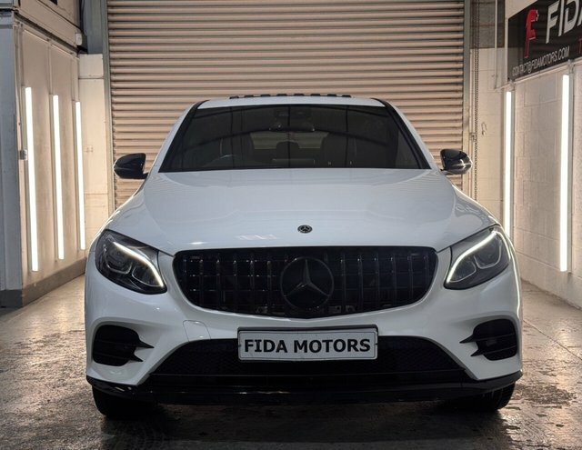 Mercedes-Benz GLC Class 2019 3.0 Glc350d V6 Amg Line Premium Plus Coupe LH68AWZ White #2