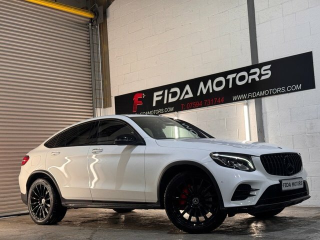 Mercedes-Benz GLC Class 2019 3.0 Glc350d V6 Amg Line Premium Plus Coupe White