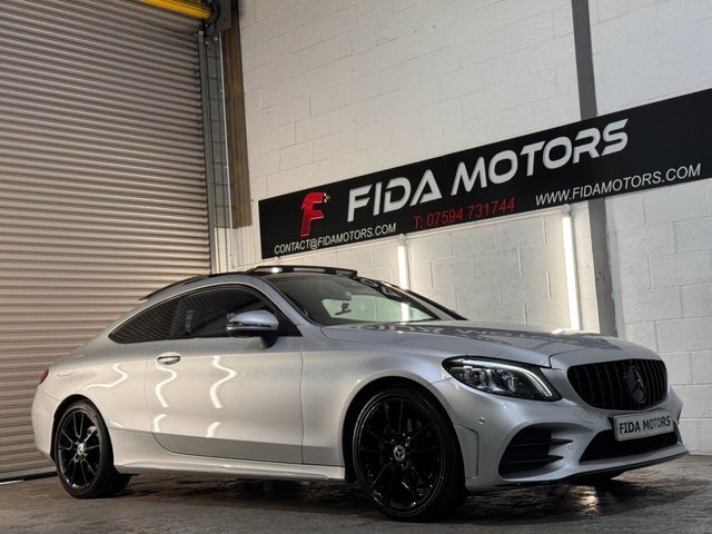 Mercedes-Benz C Class 2019 1.5 C200 Mhev Amg Line Premium Plus Coupe 2 FY69RZR Silver #4