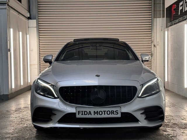 Mercedes-Benz C Class 2019 1.5 C200 Mhev Amg Line Premium Plus Coupe 2 FY69RZR Silver #2