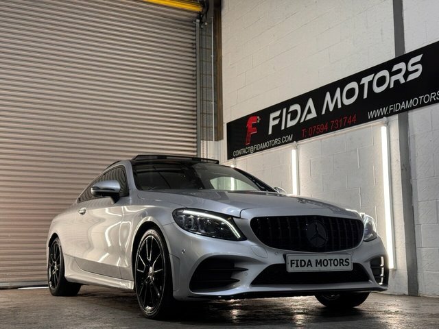 Mercedes-Benz C Class 2019 1.5 C200 Mhev Amg Line Premium Plus Coupe 2 FY69RZR Silver #3