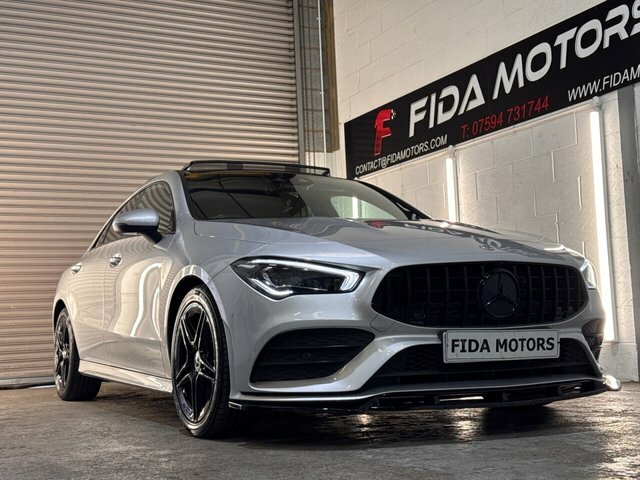 Mercedes-Benz CLA Class 2020 2.0 Cla220d Amg Line Premium Plus 2 Coupe 4 KV70OAZ Silver #3