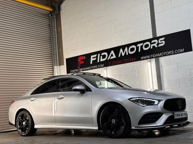 Mercedes-Benz CLA Class 2020 2.0 Cla220d Amg Line Premium Plus 2 Coupe 4 KV70OAZ Silver #4