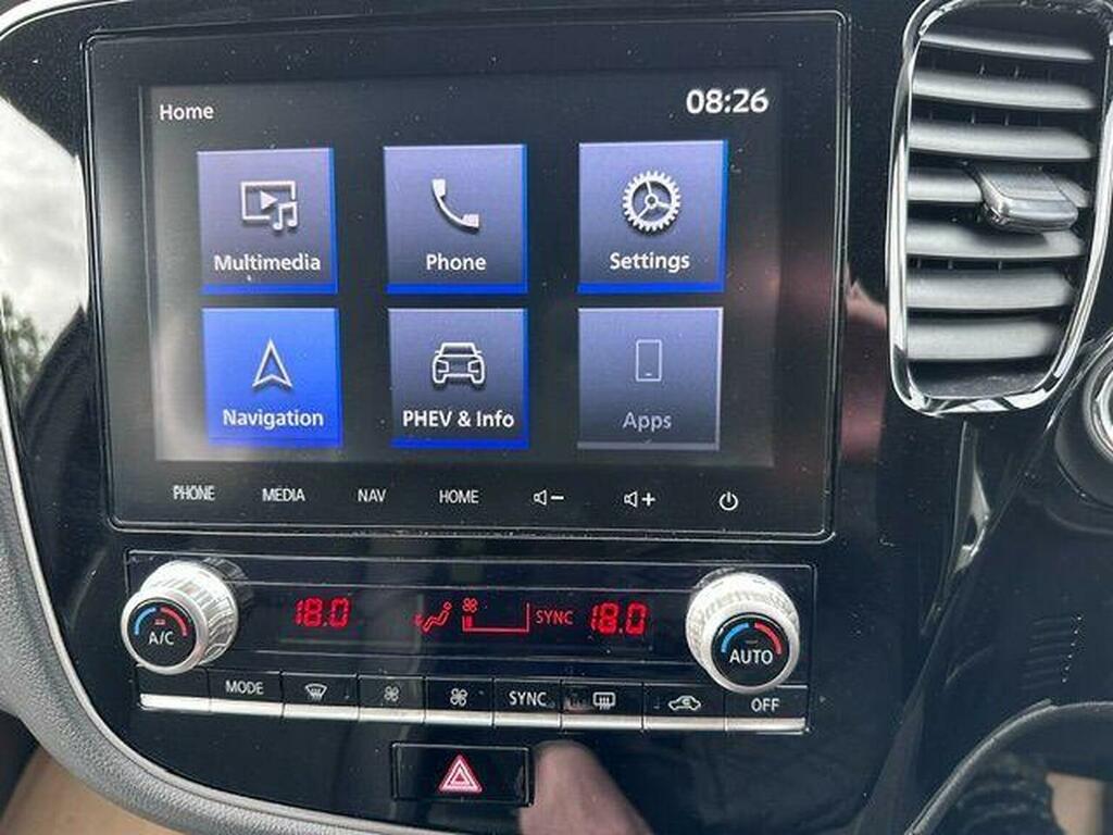 Mitsubishi Outlander Suv 2.4H Twinmotor 13.8Kwh Exceed Cvt 4Wd Euro 6 WN20BZX Black #6