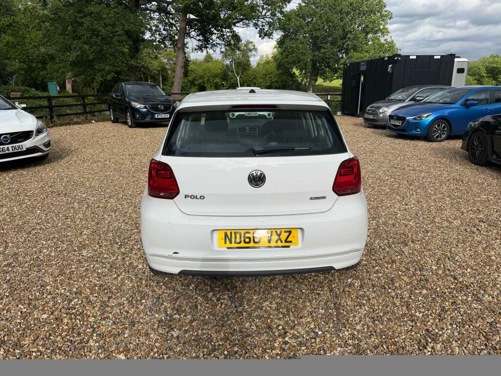 Volkswagen Polo 1.0 Tsi Bluemotion Tech Bluemotion Hatchback P ND66VXZ White #4