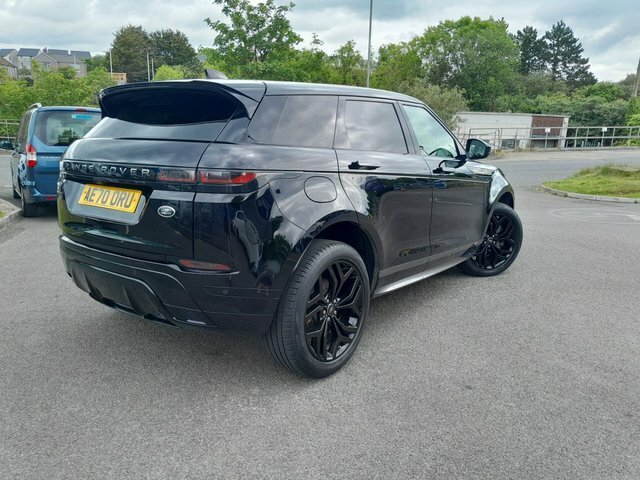 Land Rover Range Rover Evoque 2020 2.0 D150 R-dynamic Suv Fwd AE70ORU Black #3