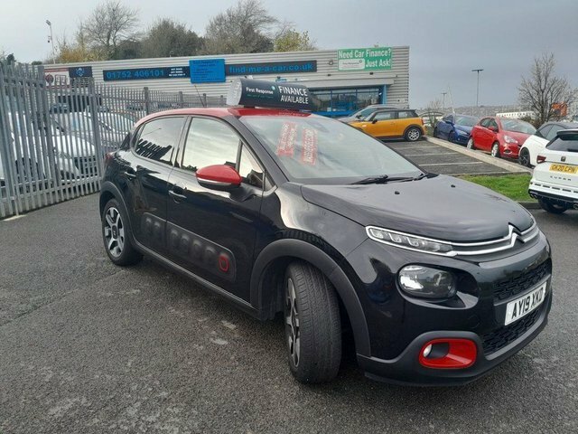 Citroen C3 2019 1.2 Puretech Flair Hatchback Manua AY19XKD Black #2