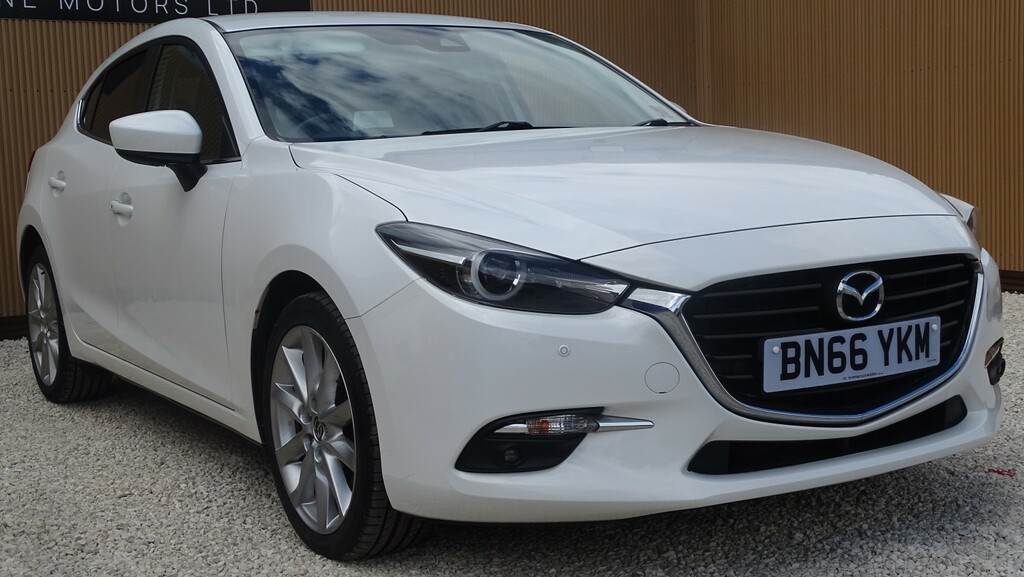 Mazda 3 Hatchback 2.0 Skyactiv-g Sport Nav 201666 BN66YKM White #4