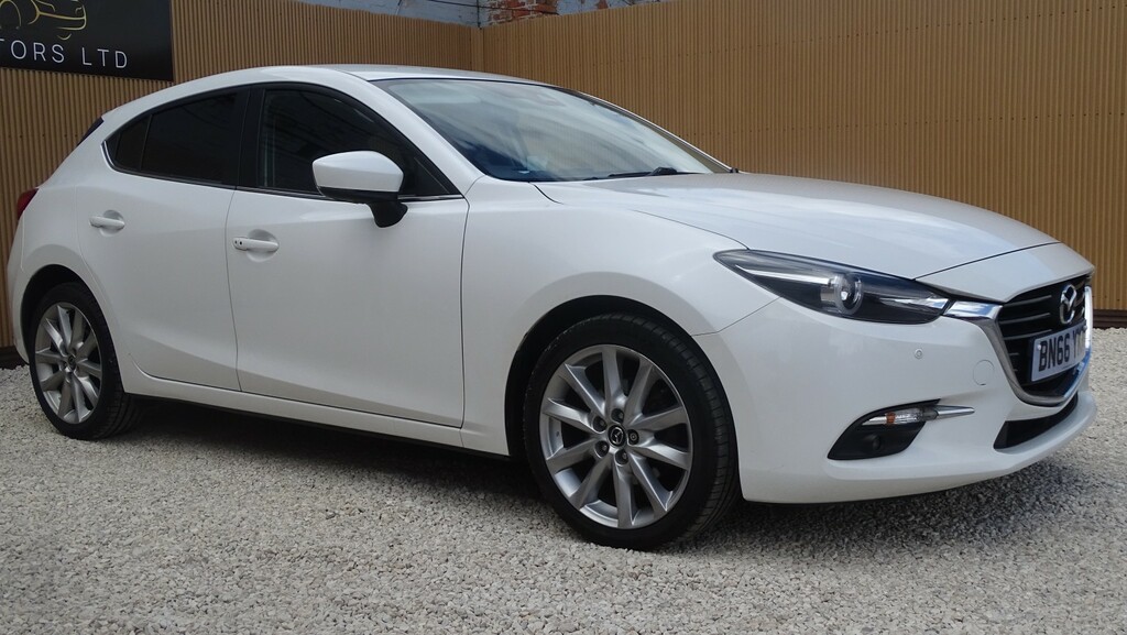 Mazda 3 Hatchback 2.0 Skyactiv-g Sport Nav 201666 BN66YKM White #5