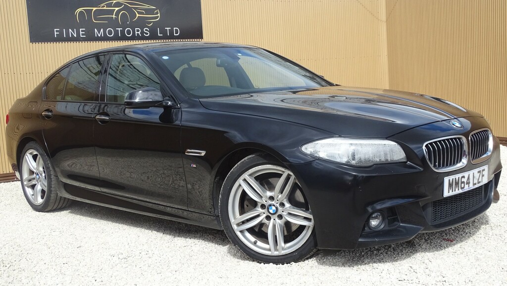 BMW 5 Series Saloon 3.0 530D M Sport Saloon 201564 MM64LZF Black #2