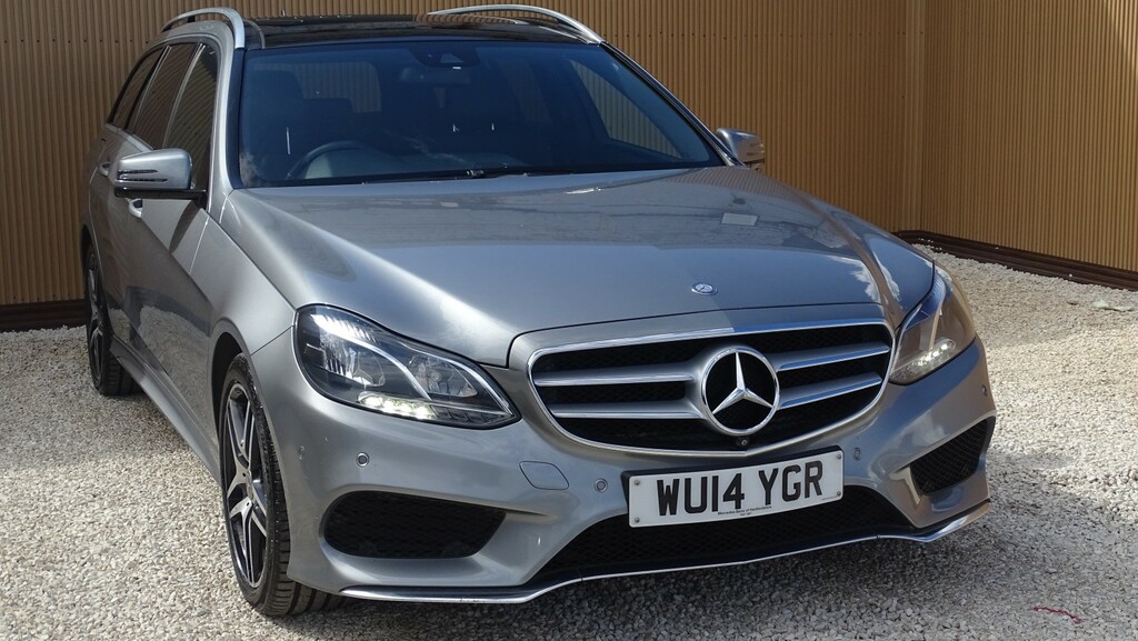 Mercedes-Benz E Class Estate 2.1 E220 Cdi Amg Sport 201414 WU14YGR Silver #3