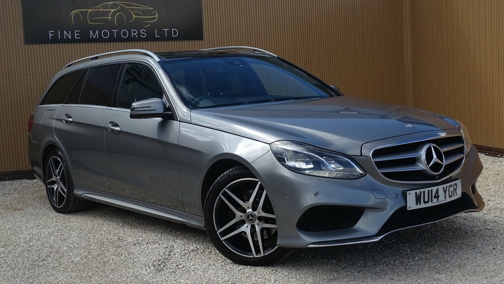 Mercedes-Benz E Class Estate 2.1 E220 Cdi Amg Sport 201414 WU14YGR Silver #2