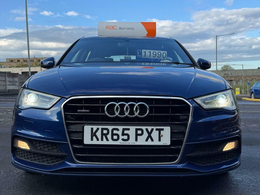 Audi A3 2.0 Tdi Quattro S Line Nav KR65PXT Blue #4