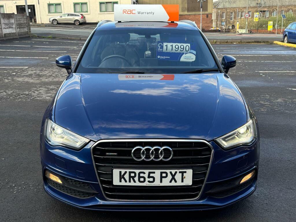 Audi A3 2.0 Tdi Quattro S Line Nav KR65PXT Blue #3