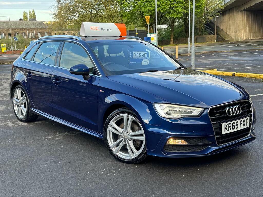 Audi A3 2.0 Tdi Quattro S Line Nav Blue