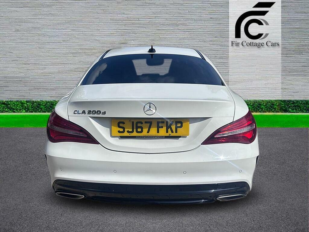Mercedes-Benz CLA Class Saloon 2.1 Cla200d Amg Line Coupe Euro 6 Ss SJ67FKP White #6