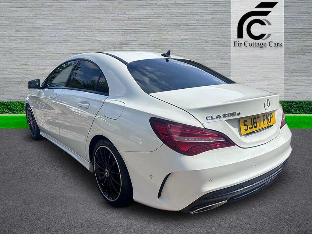 Mercedes-Benz CLA Class Saloon 2.1 Cla200d Amg Line Coupe Euro 6 Ss SJ67FKP White #4