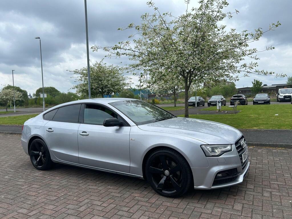 Audi A5 2.0 Tdi Black Edition Plus Sportback Euro 5 S S BD15ZLE Silver #2