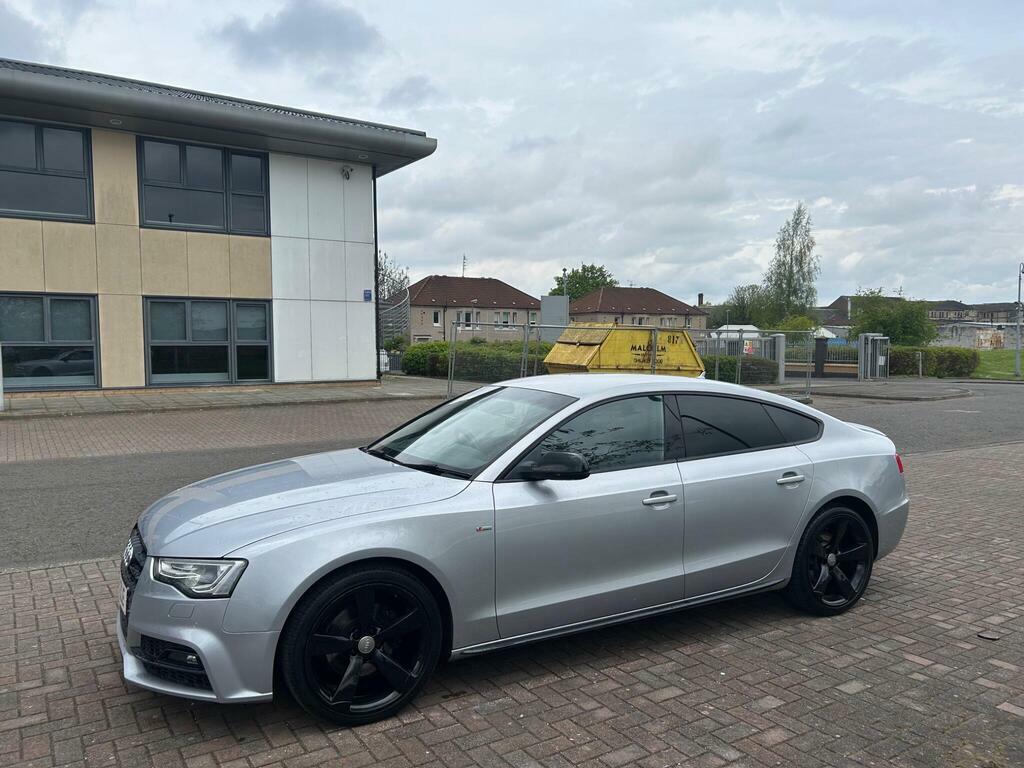 Audi A5 2.0 Tdi Black Edition Plus Sportback Euro 5 S S BD15ZLE Silver #6