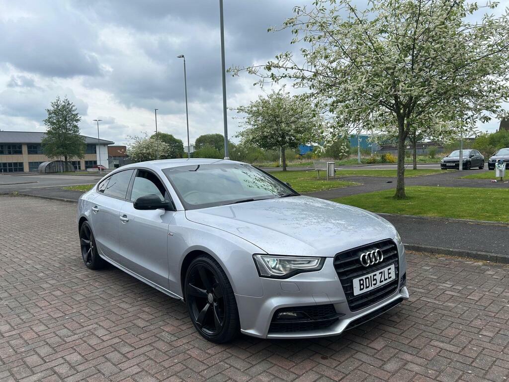 Audi A5 2.0 Tdi Black Edition Plus Sportback Euro 5 S S BD15ZLE Silver #3