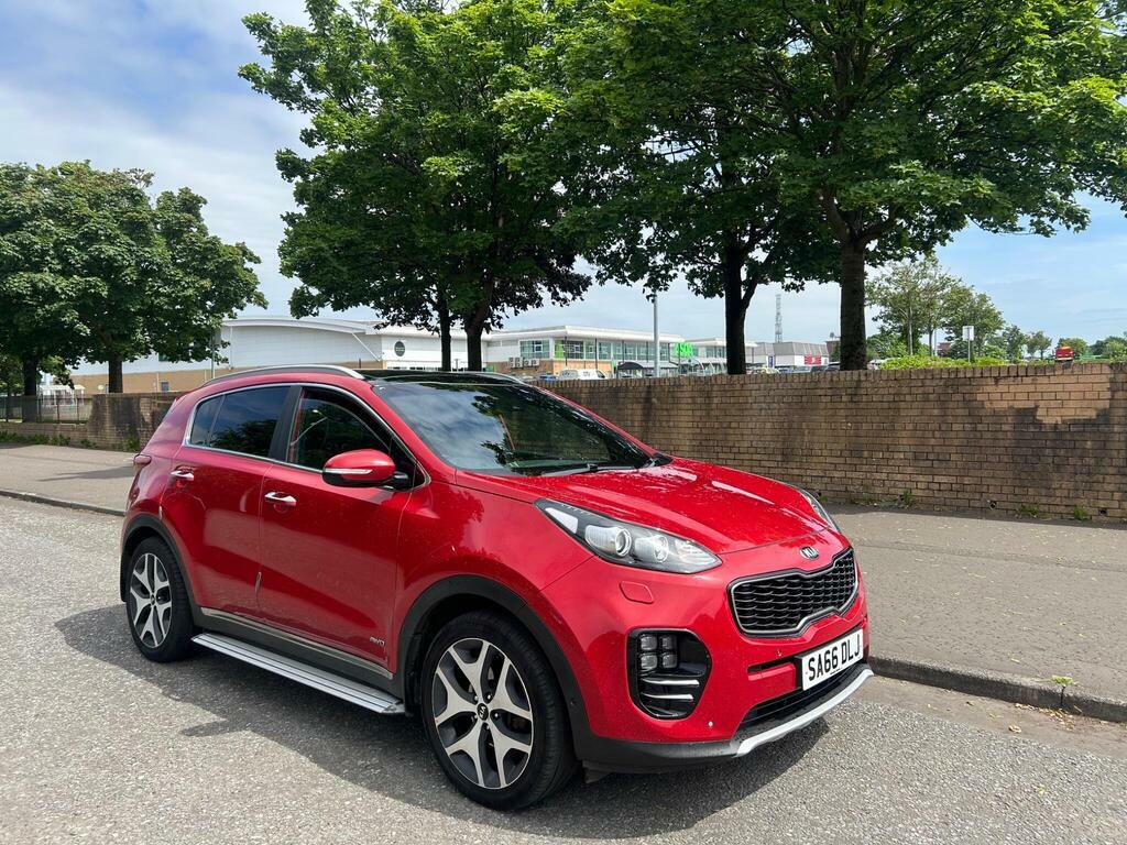 Kia Sportage 2.0 Crdi Gt-line S Awd Euro 6 SA66DLJ Red #3