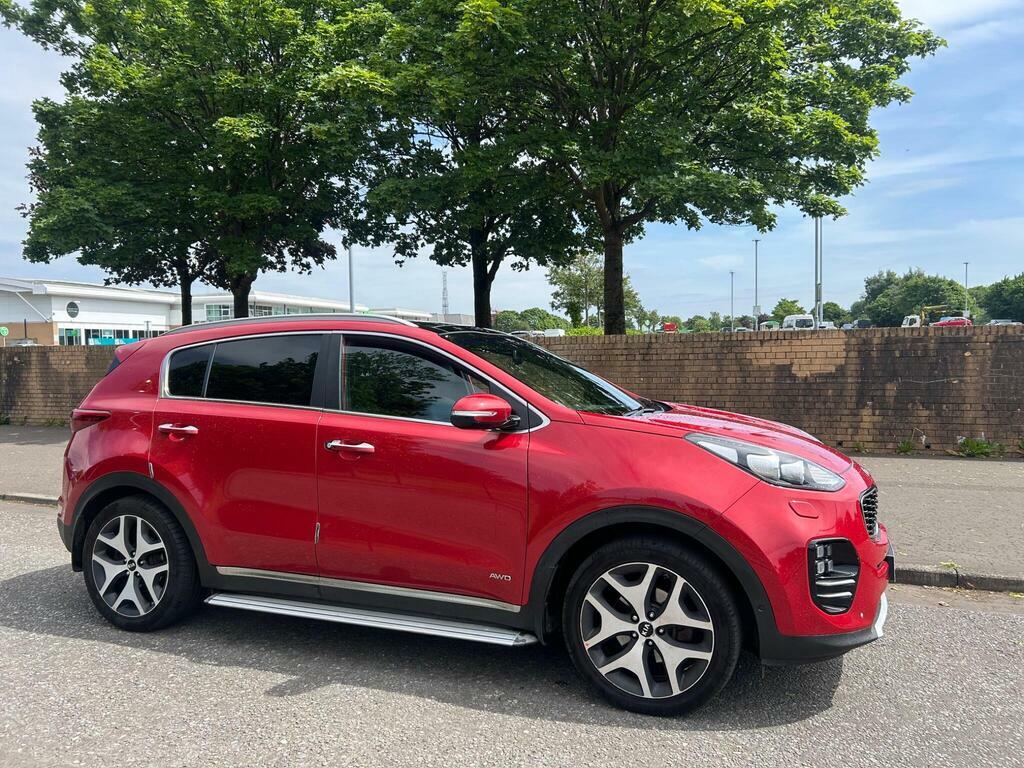 Kia Sportage 2.0 Crdi Gt-line S Awd Euro 6 SA66DLJ Red #2