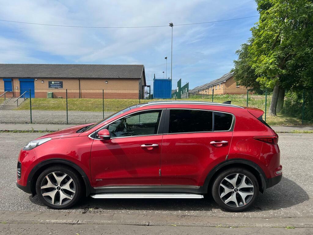 Kia Sportage 2.0 Crdi Gt-line S Awd Euro 6 SA66DLJ Red #6