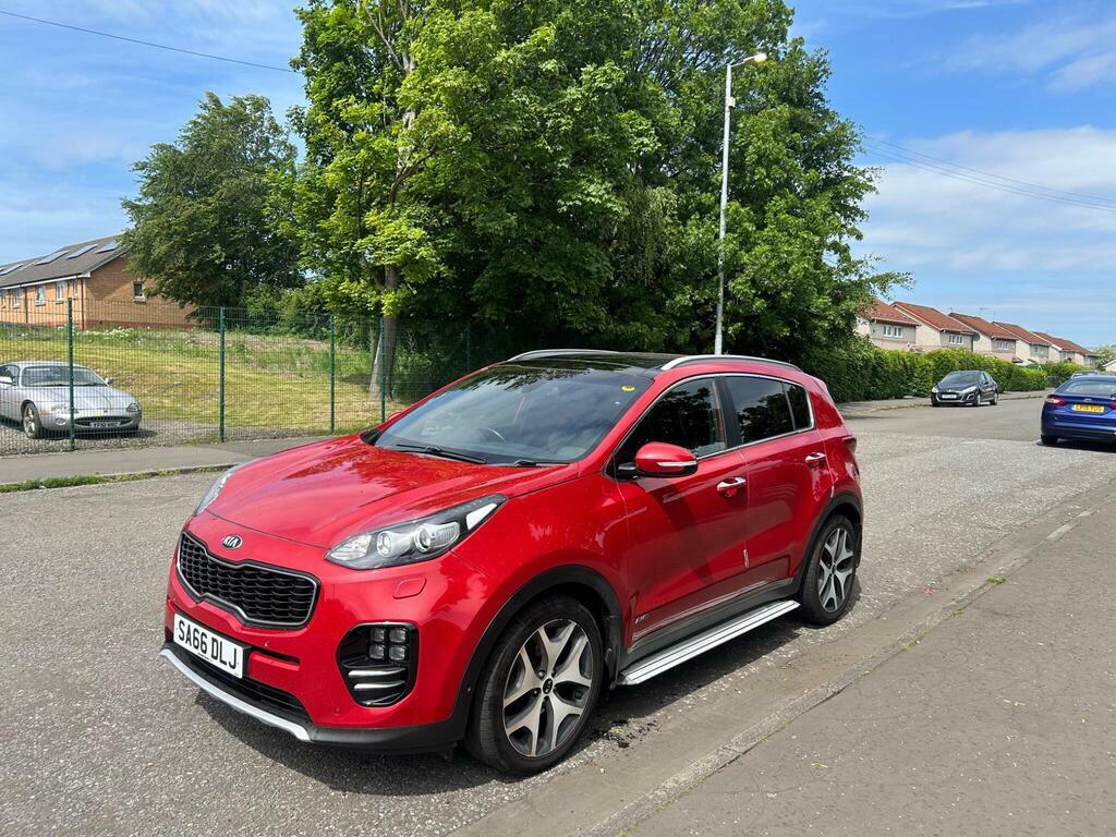 Kia Sportage 2.0 Crdi Gt-line S Awd Euro 6 SA66DLJ Red #5
