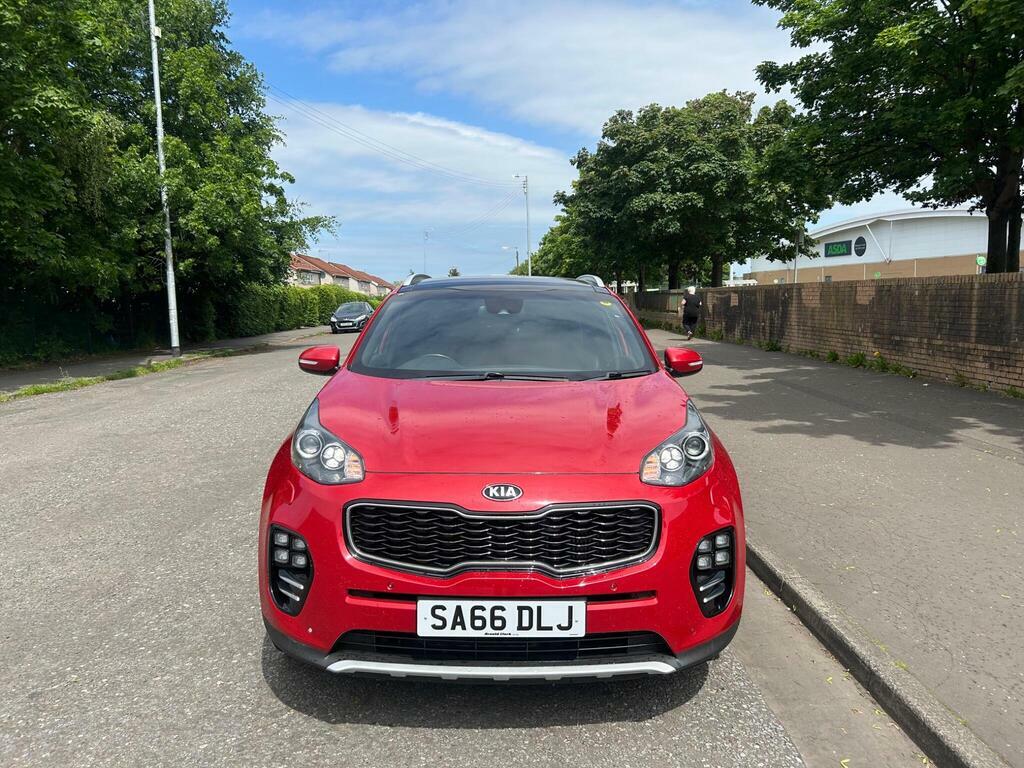 Kia Sportage 2.0 Crdi Gt-line S Awd Euro 6 SA66DLJ Red #4