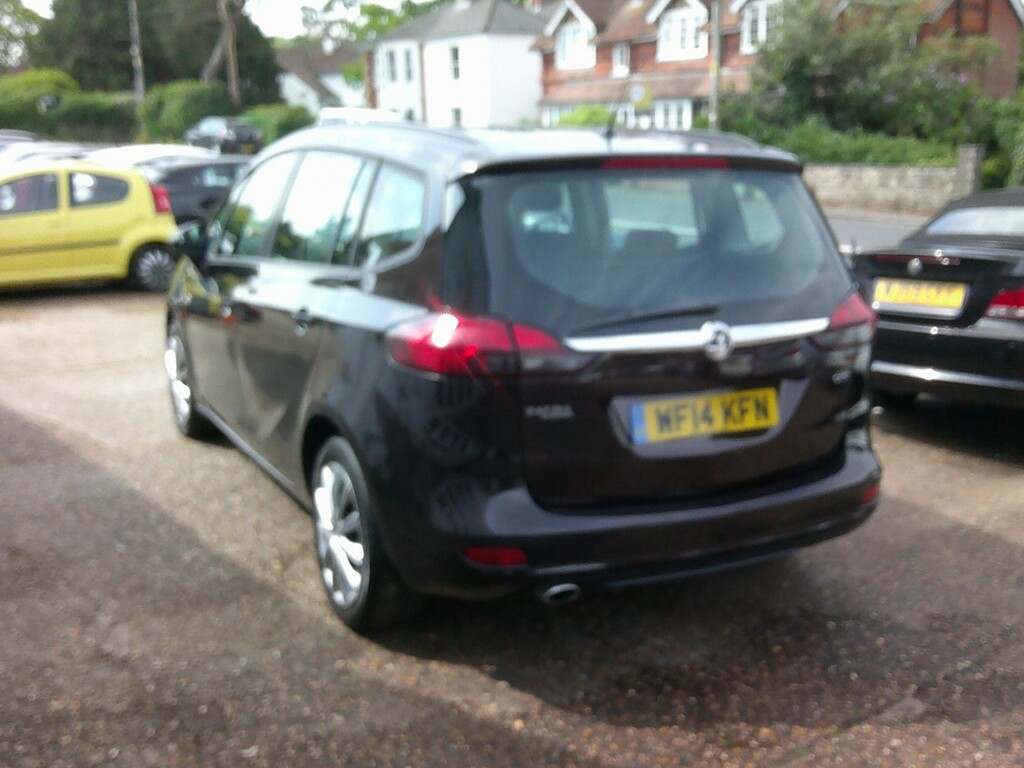 Vauxhall Zafira Tourer Mpv 2.0 Cdti Exclusiv 2014 Brown #4