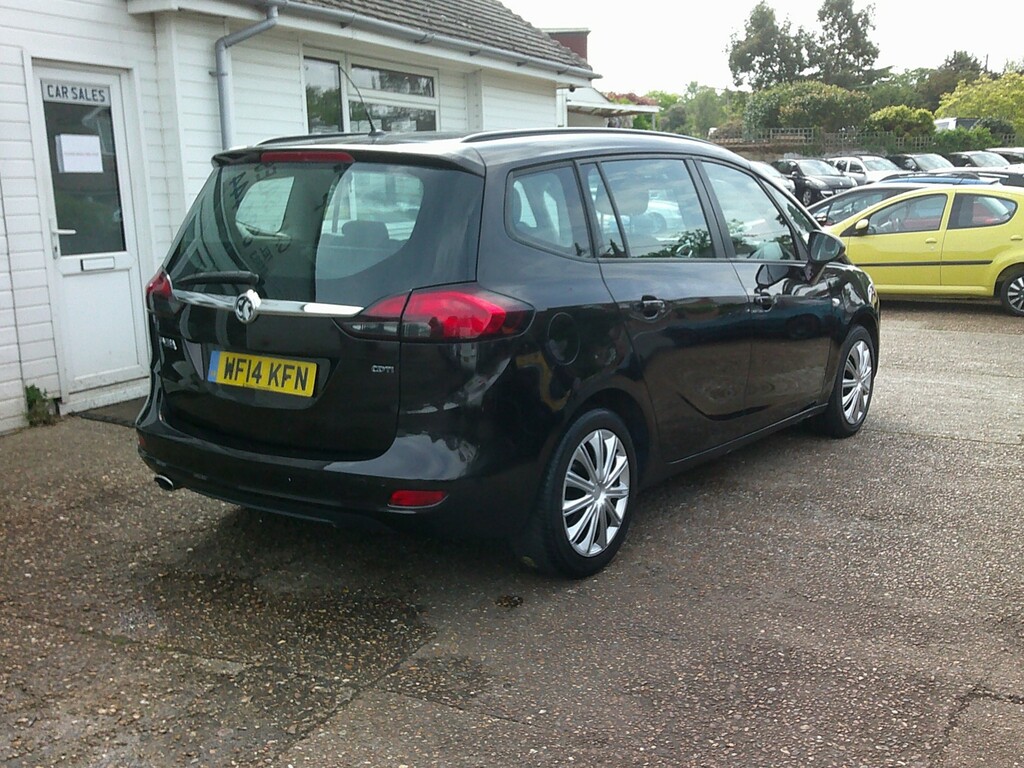 Vauxhall Zafira Tourer Mpv 2.0 Cdti Exclusiv 2014 Brown #2