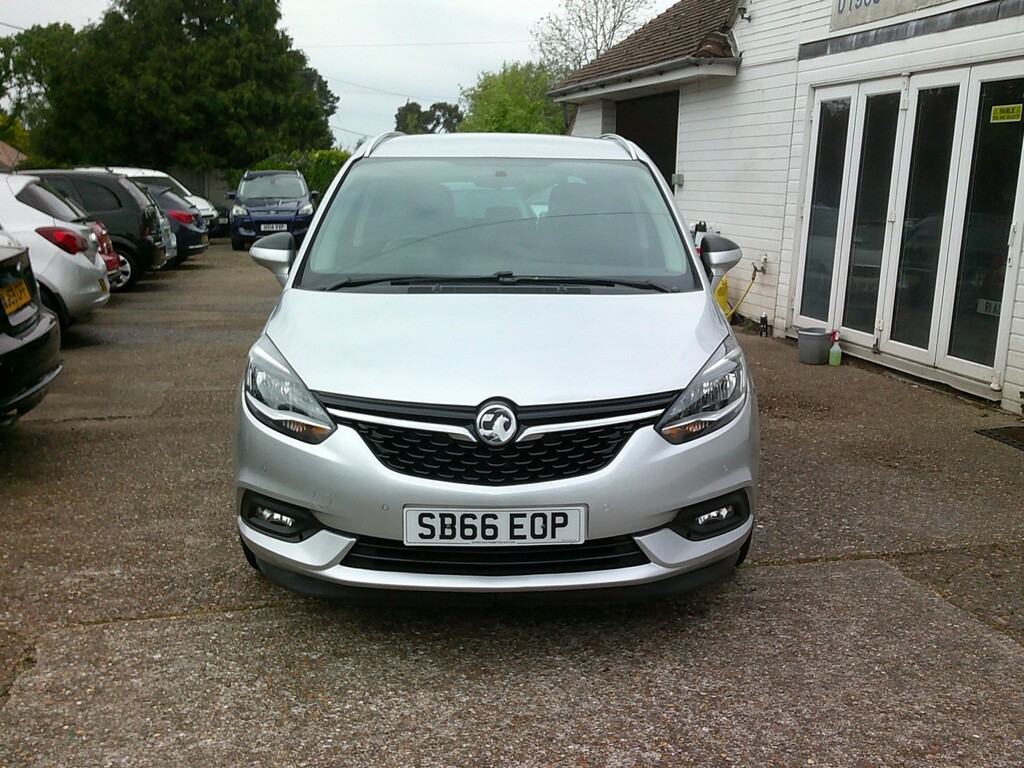 Vauxhall Zafira Tourer Mpv 1.4 I Turbo Sri Nav 2017 SB66EOP Silver #6