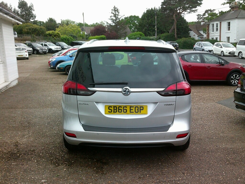 Vauxhall Zafira Tourer Mpv 1.4 I Turbo Sri Nav 2017 SB66EOP Silver #3