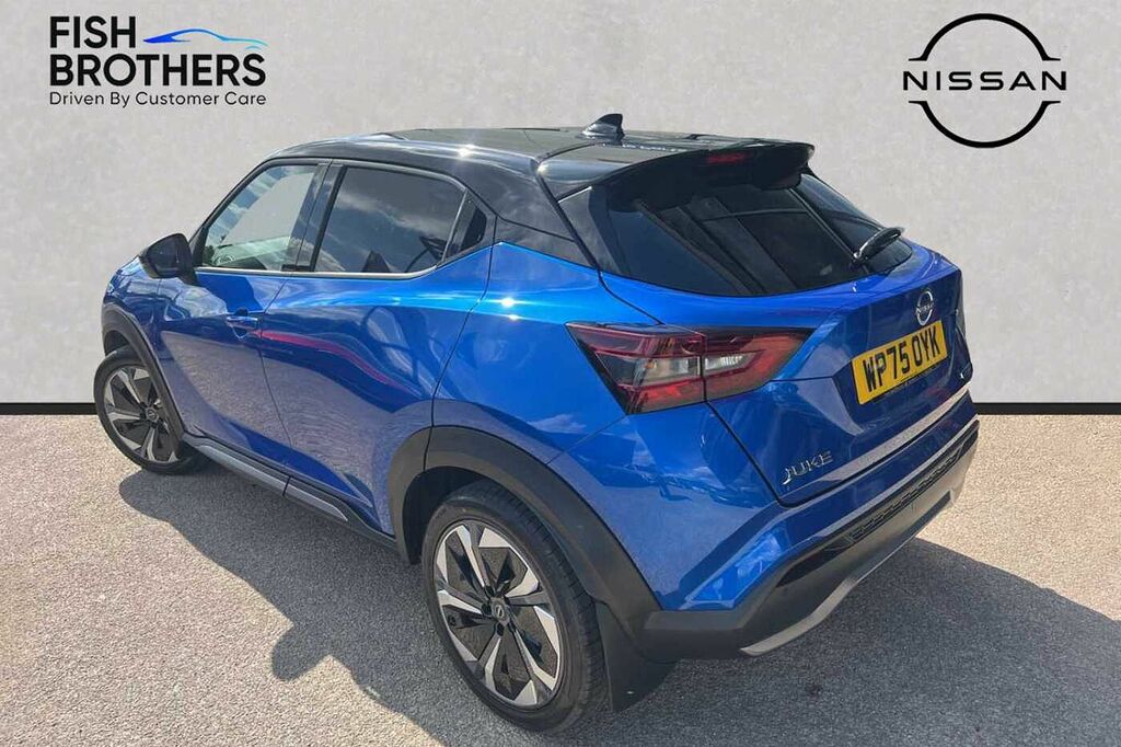 Nissan Juke 1.6 Hybrid Tekna WP75OYK Blue #3