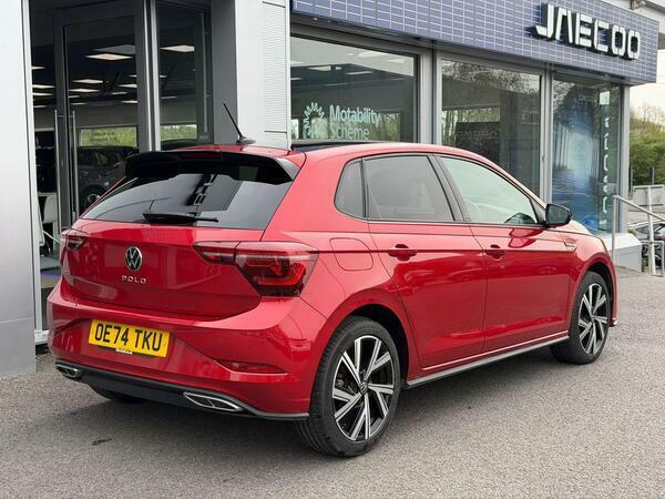 Volkswagen Polo 1.0 Tsi 115 Black Edition Dsg OE74TKU Red #4